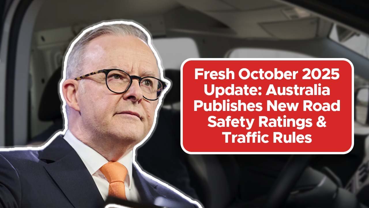 Fresh October 2025 Update: Australia Publishes New Road Safety Ratings & Traffic Rules